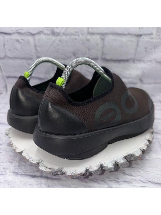 OOFOS OOmg EeZee Low Mens Size 10 Black Casual Walking Slip On Recovery Shoes main image 8
